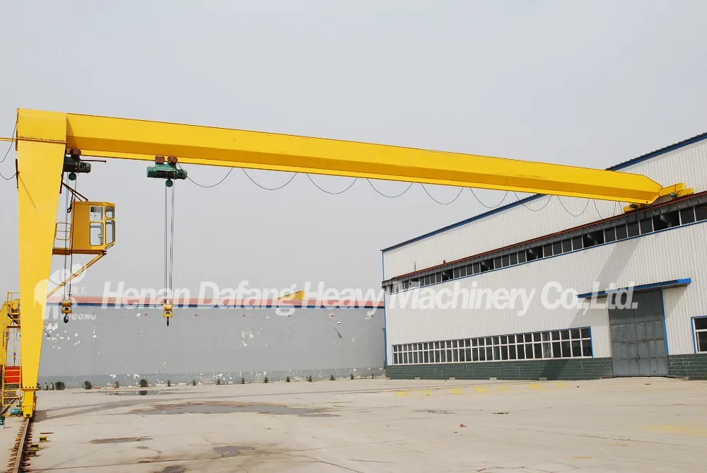 BMH Single Girder Electrical Hoist Semi Gantry Crane .jpg