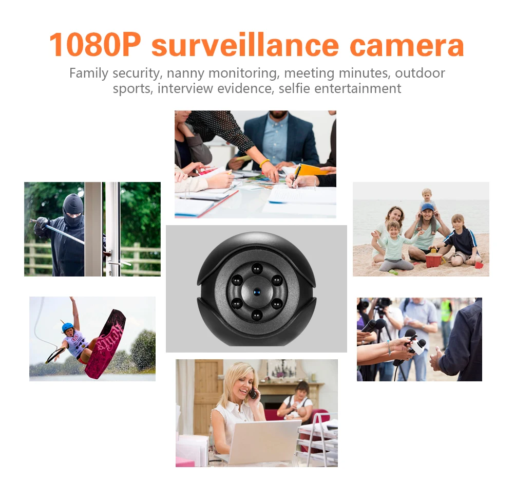 2018 Hottest SQ6 Mini Sport DV 1080p Manual CCTV Camera security mini camera IR
