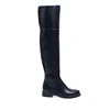 sexy knee snow boots suede knee thigh high boots flat womens boots