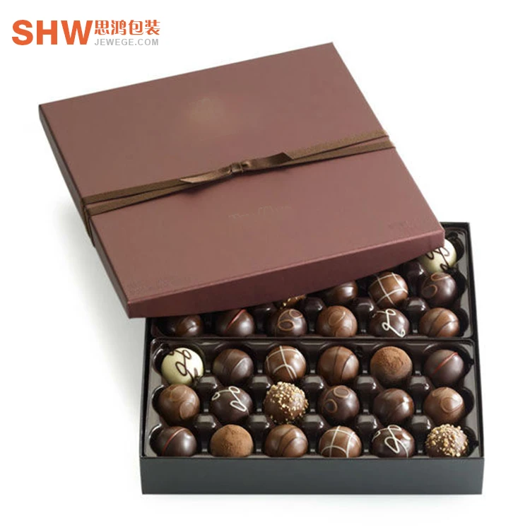 hard kraft paper box luxury custom chocolate gift packaging box