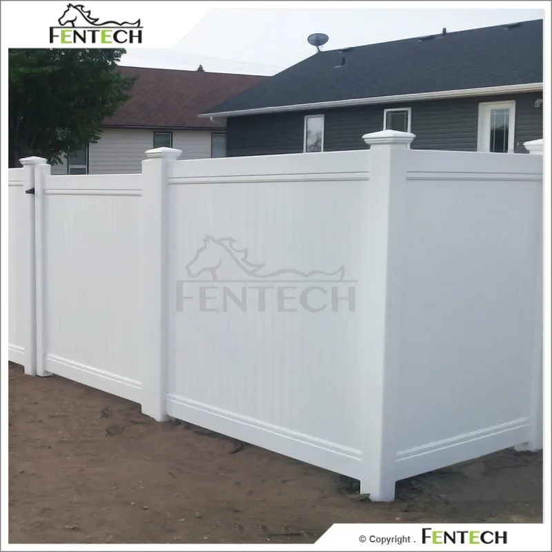 Top Quality 6x8 Ft White Color Plastic Pvc/vinyl Cheap Panel Privacy
