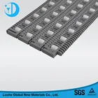 014 Plastic modular conveyor belts with active rollers