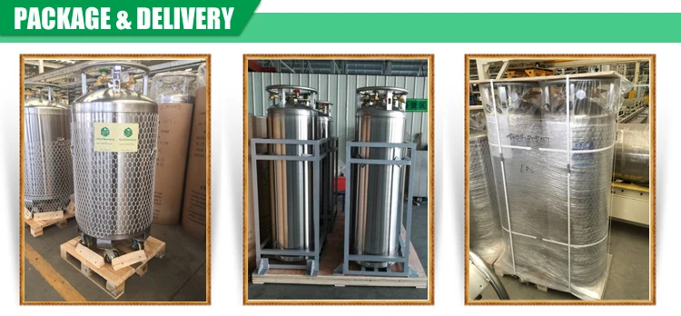 500l customized cryogenic liquid nitrogen dewar sizes