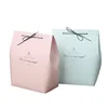 hight quality elegant Designer Wedding Favor candy paper gift packaging box with rope closure custom