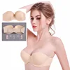 LYNMISS NEW ABCD cup Strapless bra for evening dresses push up invisible bra