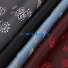 smooth hand feeling polyester and viscose jacquard suit lining