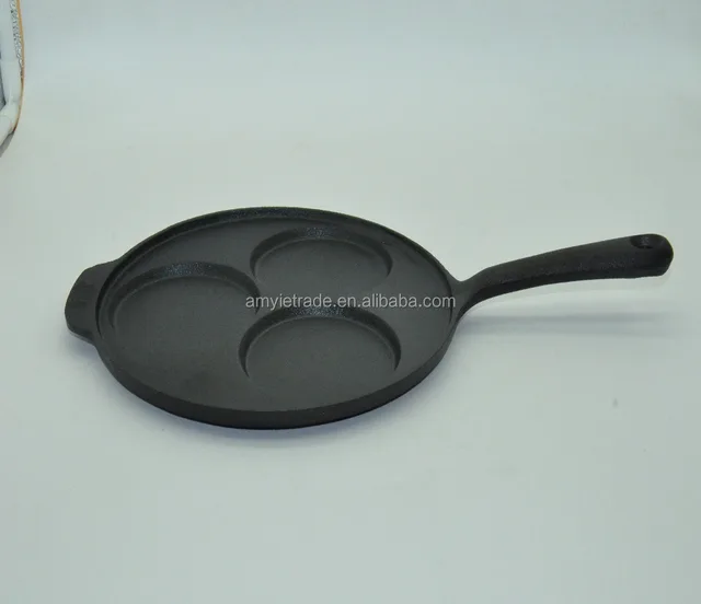 cast iron pan, cast iron egg pan, cast iron pancake pan