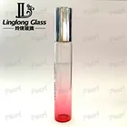 Screw Vial Glass Glass Colored Glass Bottles 10ml Colorful Gradient Spray Painting Atomizer Screw Neck Perfume Vial Glass Bottle With Aluminum Pump Sprayer And Cap SM13-1868