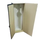 High-end luxury 1 bottle paper wine gift box 2017 new design