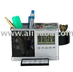 calendar pen holder with calculator, Multi functional Calendar Pen holder,promotion gifts