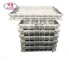 Customized heat treatment steel investment cast tray used in continuous galvanizing line