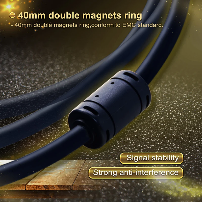 CABLETIME VGA Cable Fireproof 3+9C Braided High Premium Shielding VGA to VGA M/M 15 PIN 1.8m 6ft - ANKUX.COM