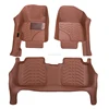 Easy to clean hot selling universal not easy to become brittle durable attractive leather skid resistance Car Mat