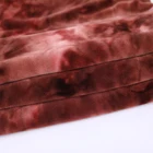 China direct textiles 100% Polyester microfiber super soft Tie-dyed fabric for garment and blanket