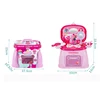 Wholesale pretend play beauty game girls pink make up set toys