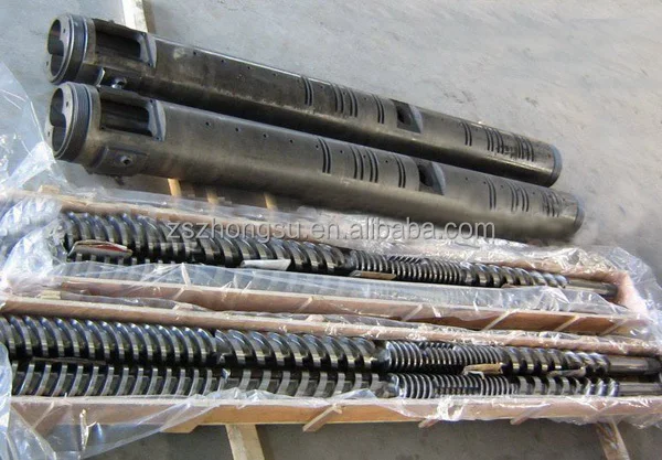 Pellets/Scarp Parallel Twin Screw Barrel/PP PVC ABS Extrusion Screw Cylinder for Plastic