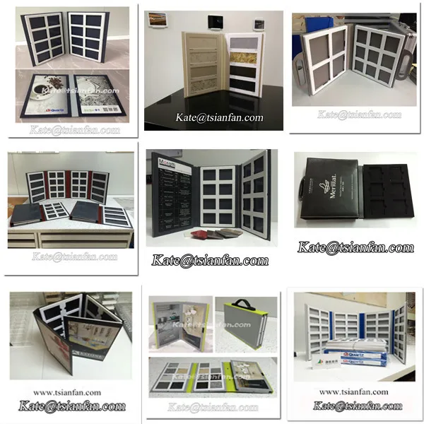 Stone sample display book