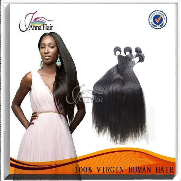 5a top great quality brazilian natural hair straight weft