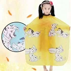 Outdoor wall mounted kids barber cape with window art apron
