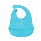 Baby silicone bib waterproof best selling silicone baby bib