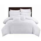 Wholesale Hotel Bedding 100% cotton bedding sets white luxury hotel bed linen