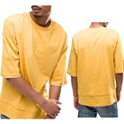 Seasonal Hip Hop Loose Fashion Custom Plain Streetwear T Shirt Men