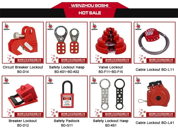 Combination Padlock Lockout Tagout Kit Station