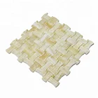 Popular dogbone hone honey onyx marble Interior mosaic tiles