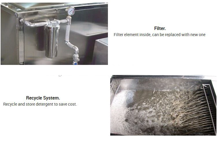 40KHz 360L Oil Filter System Ultrasonic Cleaning Machines DPF With CE