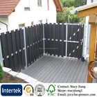 Wpc Outdoor Plastic Waterproof WPC Hollow Decking Outdoor WPC Flooring 150x25mm Wood Plastic Composite
