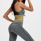 Oem Supplex Custom Private Label Sexy Sports Gym Yoga Fitness clothes For Women