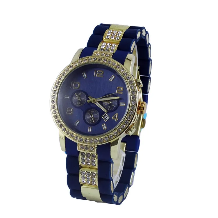 lackingone watch women 4 colors Fashion relogio feminino Silicone Watch Hot Selling quartz-watch Women Rhinestone women watches