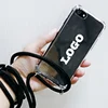 Transparent TPU Anti-fall Hanging Neck Necklace Lanyard Mobile Cell Phone Case With Strap For Iphone X Xs Xr Xs Max