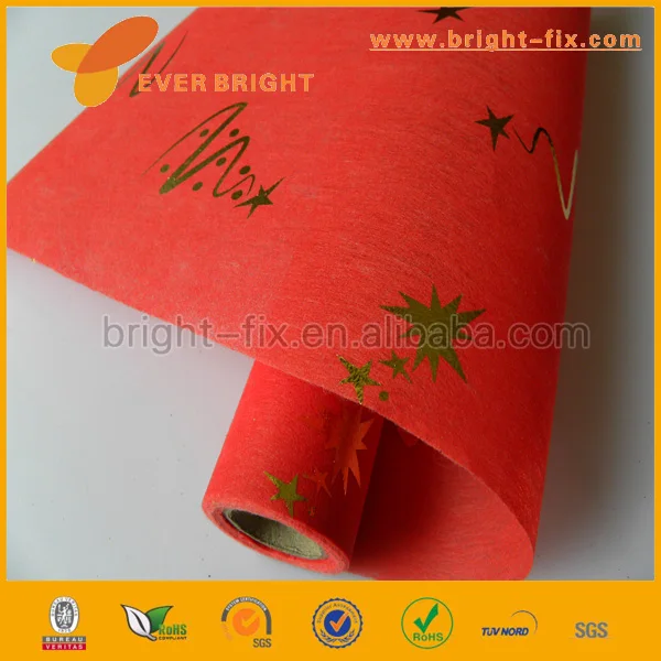 fabric / nonwoven gift wrapping paper, non woven fabric rolls