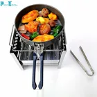 Rocket biolite cast iron steel small coal insid wood burn gasifi folding rocket cook stove with warm water oven