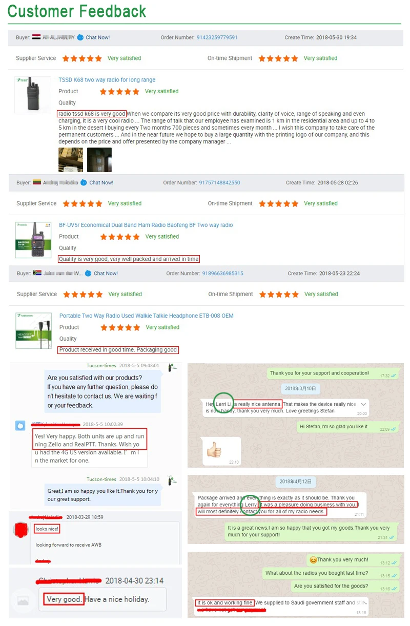 Wanhua Hands Free Walking-Talking-Telefon WH118 Handheld-Kommunikationsempf&auml;nger - ANKUX.COM