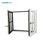 Roomeye aluminum casement window with grill design