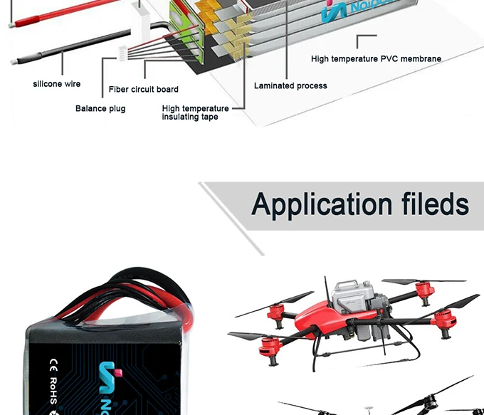 Wholesale 4s 22000 mah 14.8v 25c rc lipo lithium battery china
