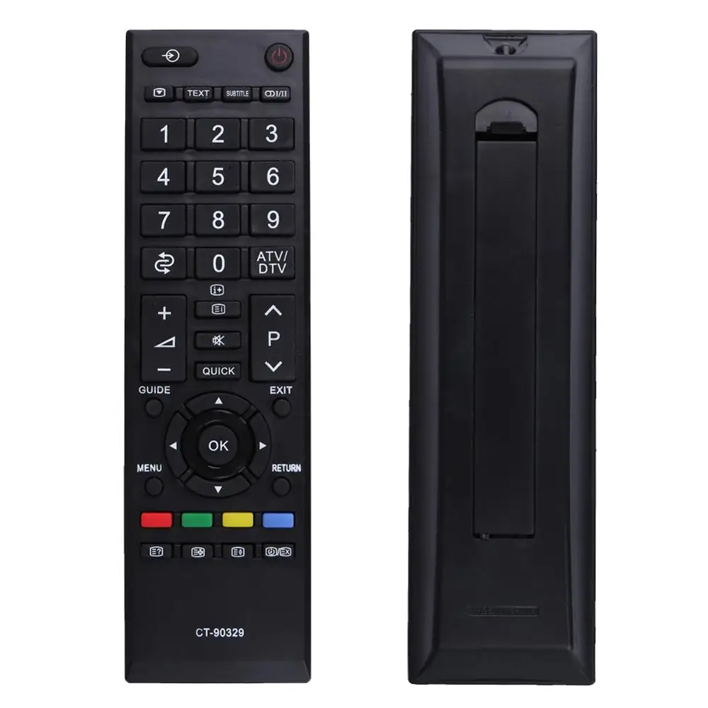 New Black Universal Replacement Remote Control Ct90329 For Toshiba Lcd