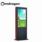 outdoor display 55 inch LED digital signage Retail Store LCD Screen OPS Internal PC Interactive Touch outdoor display