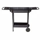 china supplier outdoor trolly charcoal grill machine for rotating