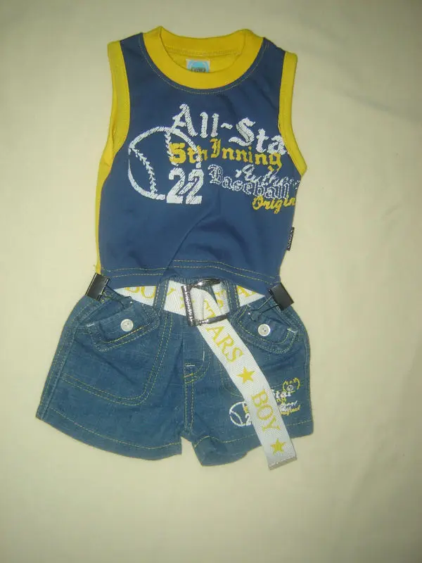 Boy's shirt and jeans pants