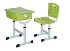 Furniture Modern ABS School Desk And Chair Adjustable School Furniture