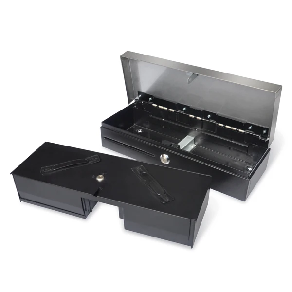 Portable Money Box Flip Top Cash Drawer Ft 460 With Stainless