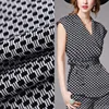 100% polyester inelastic knitting grey jacquard dress fabric for women coat