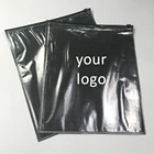 Custom pvc Transparent Zipper Bag for Packing with your logo printed
