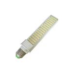 G23 G24 E27 Horizontal Plug lamp 3W 5W 7W 85-265V Aluminum LED PL Corn Bulb 180 degree Spot light Lighting
