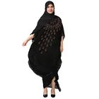 New Arrival Muslim Arab Long Abaya Turkish Islam Qatar Muslim Dress National Clothes for Dubai Women Maxi Long