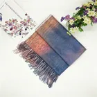 Digital Printed Winter Infinity Polyester Scarf Woman Cashmere Scarf