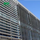aluminum sunshade aerofoil blade louver for commercial building